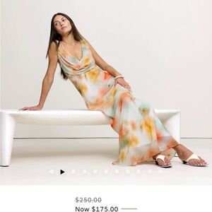 Banana Republic Multicolor Draped Dress